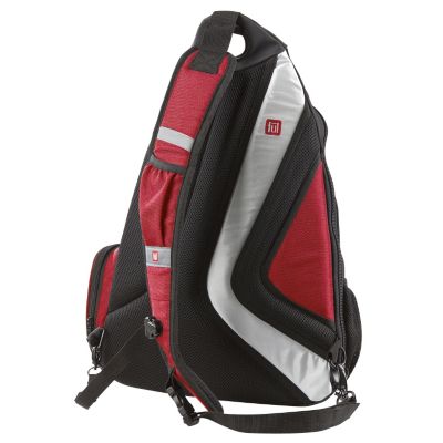 Powerbag Sling Style Backpack with Charger   Red