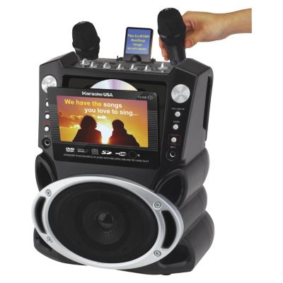 Karaoke USA iPod MP3 DVD Karaoke with 7" Screen