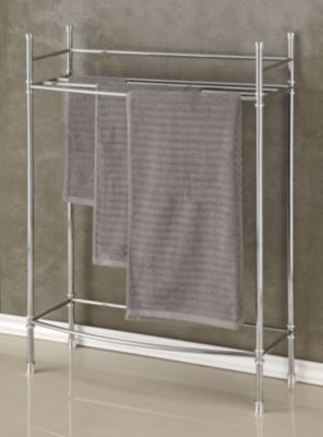 Best Living, Inc. No-Tools Chrome Towel Stand