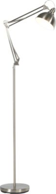 Legacy Lamps Nickel Finished Adjustable Floor Lamp