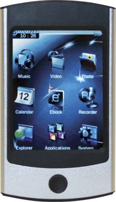 Trio Rhythm Touch 2.8" 4GB Silver Video/MP3 Player
