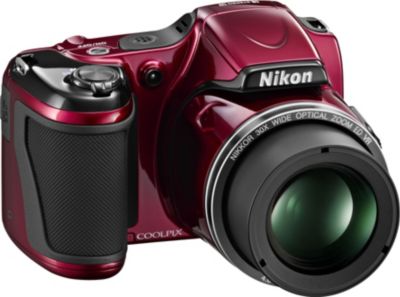 Nikon Coolpix 16MP/30x Zoom Red Digital Camera