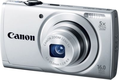 Canon PowerShot 16MP/5x Zoom Silver Digital Camera