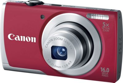 Canon PowerShot 16MP/5x Zoom Red Digital Camera