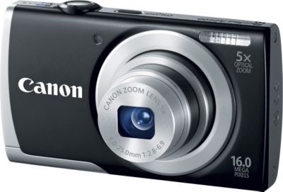 Canon PowerShot 16MP/5x Zoom Black Digital Camera