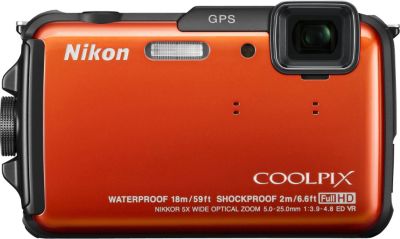 Nikon Coolpix 16MP/5x Zoom Waterproof WiFi Camera