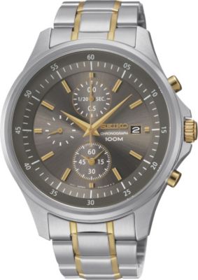 Seiko Men's Two Tone Chronograph Watch