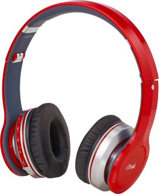 iTrak Bluetooth Wireless Headphones w/ Microphone
