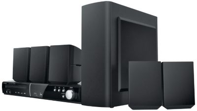 Sistema de teatro en casa con DVD Coby de 600 vatios
