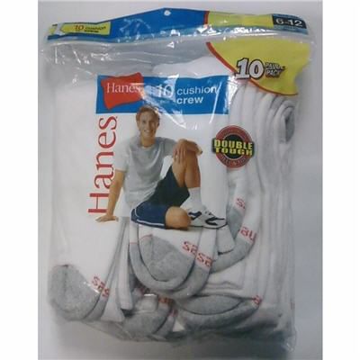 Hanes Men's Crew Sock (10 pk)