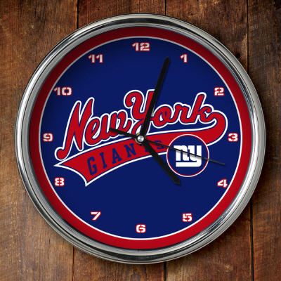 NFL Chrome Clock