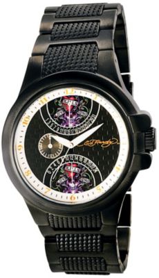 Reloj Ed Hardy Speeder negro p/hombres