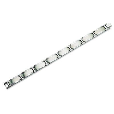 Men's Chisel Stainless Steel Brushed Bracelet 9.5