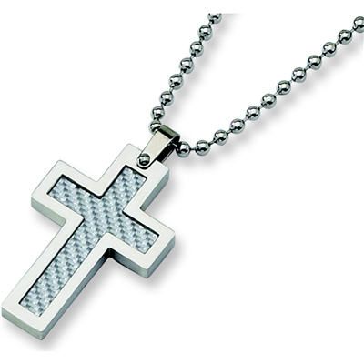 Chisel Men's Stainless Steel Cross