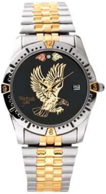 Coleman Men's Black Hills Gold Eagle Watch