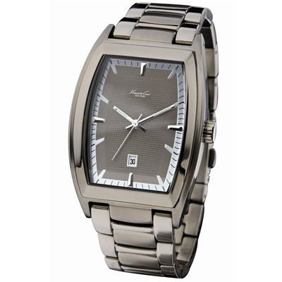 Kenneth Cole Mens Gunmetal Bracelet Watch