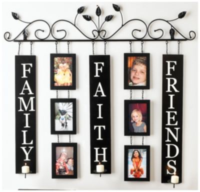 Family, Faith & Friends Wall Hanging