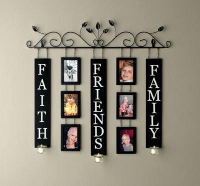 Family, Faith & Friends Wall Hanging