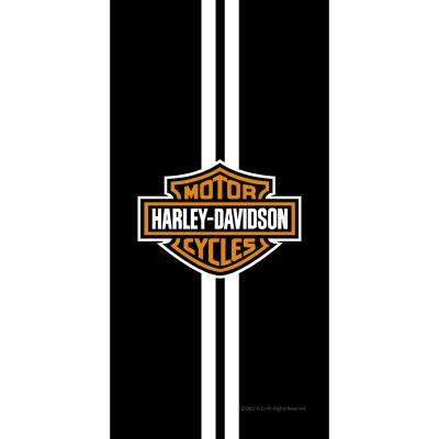 Harley-Davidson® Legend Black Beach Towel