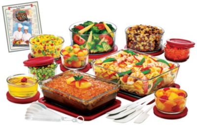 Anchor Hocking 32 Piece Glass Storage Set