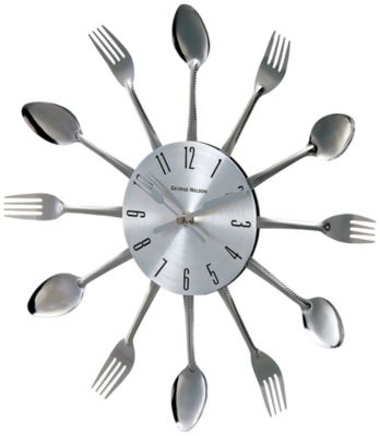Kirch Spoon and Fork Kitchen Wall Clock