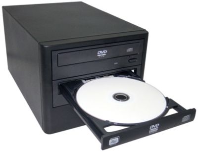 Duplicador de DVD/CD ZipSpin con paquete de 10 DVD-R GRATIS