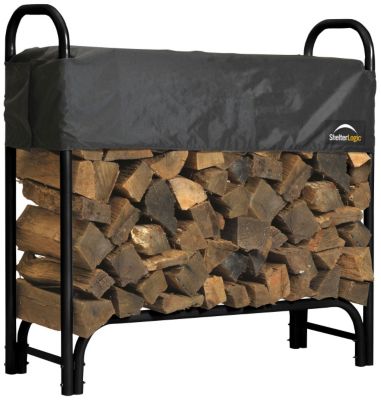 4' Firewood Rack w/Cover
