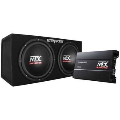 MTX Terminator 1200 Watt Dual Subwoofer/Amp Pkg