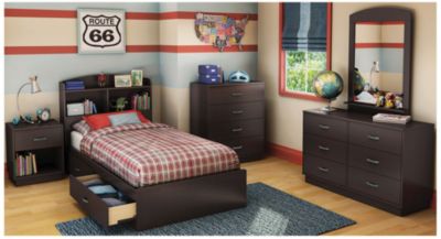 Logik Twin Bedroom Collection - Chocolate