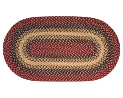 Westerly Braided Rug Collection-Cranberry