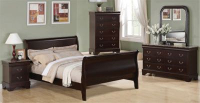 Bedroom Set-Cappuccino
