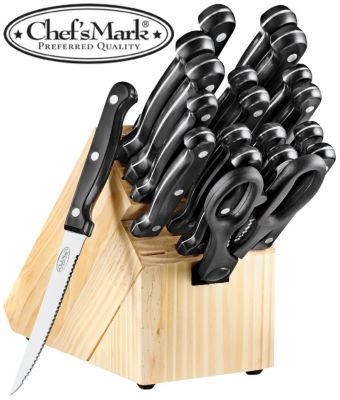 Chef''s Mark 20 Piece Cutlery Block Set