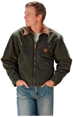 Carhartt&reg; Sandstone Detroit Jacket-MOSS
