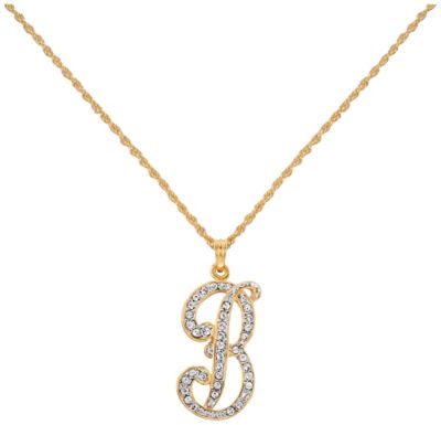14K Gold Plated Initial Pendant