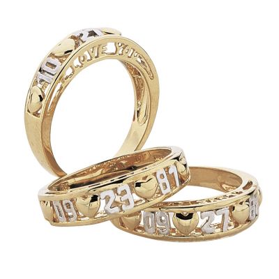 14K Gold Plated Anniversary Ring