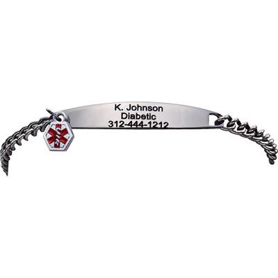 Stainless Steel Ladies' Medical ID Bracelet