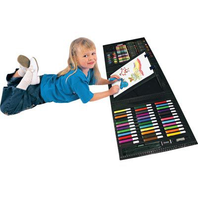 Set de arte TriFold Easel de 150 pzs.