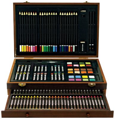 142 Pc Deluxe Wood Art Set
