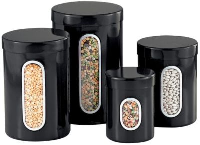 Stainless Steel Canisters/Set of 4