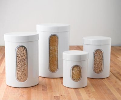Stainless Steel Canisters/Set of 4
