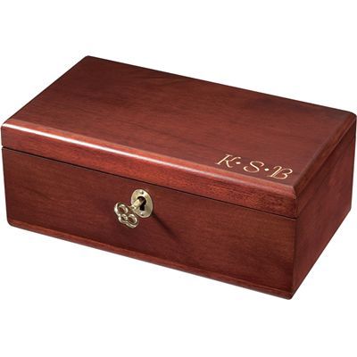 Engraved Valet Keepsake Box