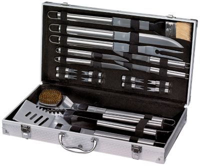 20pc Stainless Steel BBQ Tool Set