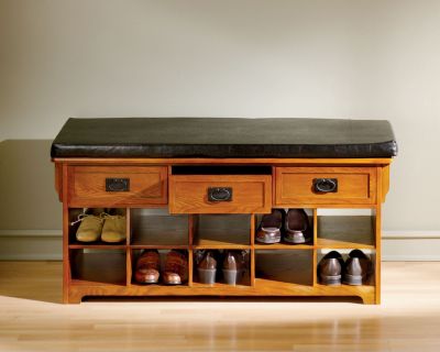 Bench With Shoe Storage