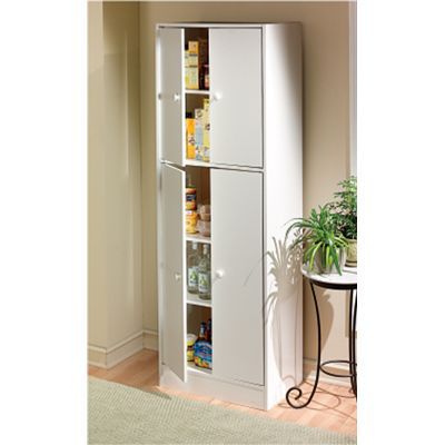 White 4 Door Pantry