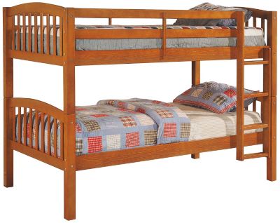 Mission Twin Bunk Bed Oak