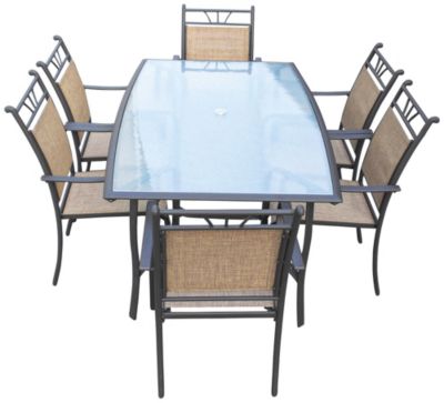 7pc Sling Dining Set