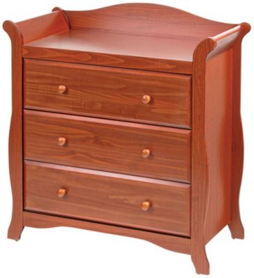 Stork Craft Aspen 3 Drawer Chest Cognac