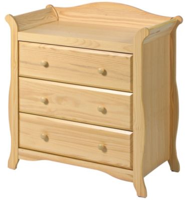 Stork Craft Aspen 3 Drawer Chest Natural