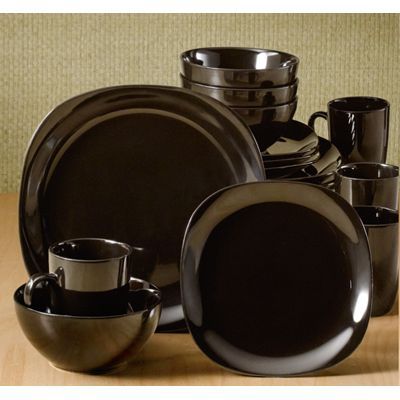 Thomson Pottery 16pc Quadro Dinnerware Set