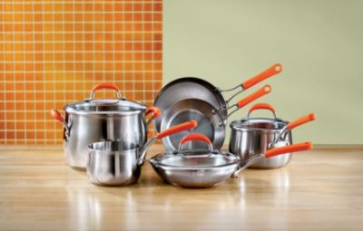 Rachael Ray Stainless Steel 10pc Cookware Set